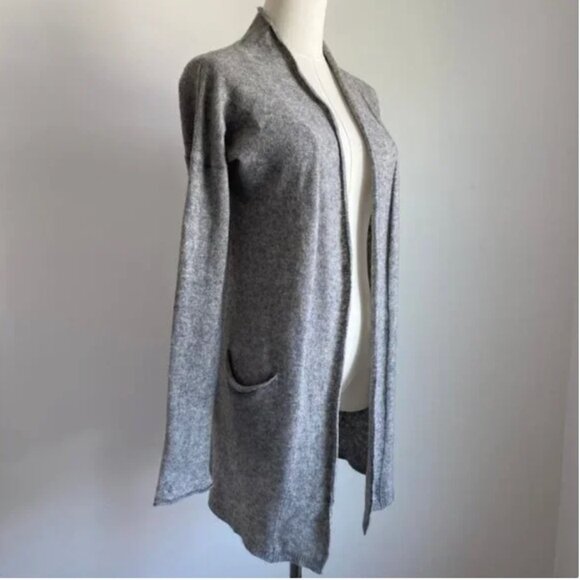 Cuyana Cashmere Open Front Cardigan in Gray Size XS/S - Picture 2 of 5